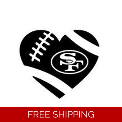 NFL Football San Francisco 49ers die cut vinyl decal NFL Football San Francisco 49ers die cut vinyl decal